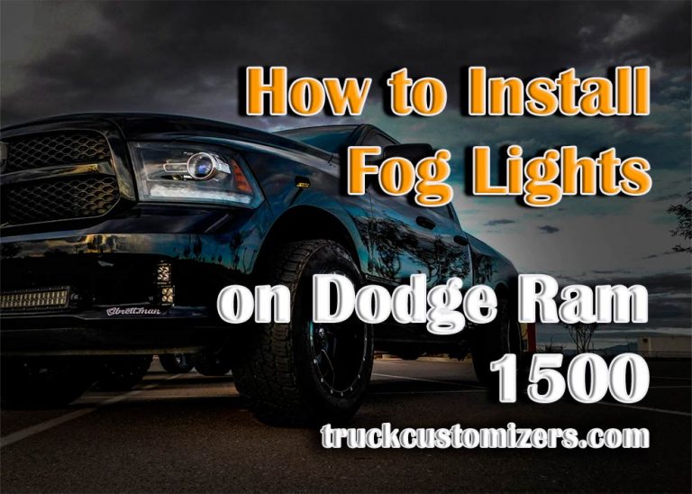 How to Install Fog Lights on A Dodge Ram 1500