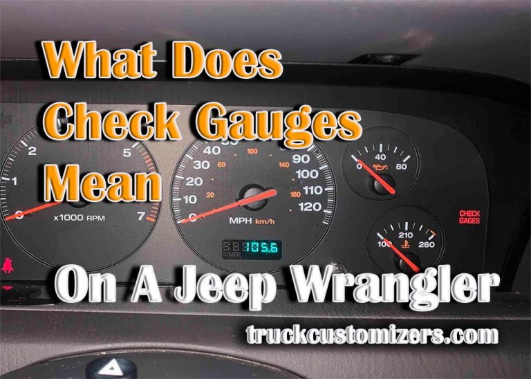 Check gauges jeep