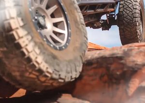 It's a mistake not to reduce the tire pressure before driving off-road