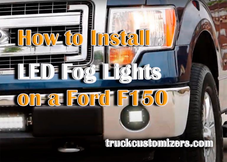 How to install LED fog lights on a Ford f150?