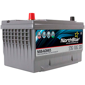 NORTHSTAR Pure Lead Automotive Group 65 Battery NSB-AGM65