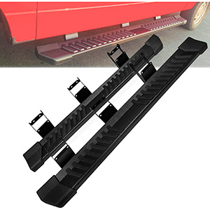 Pair Running Board Nerf Bar Compatible with 15-21 Ford F150 Superduty Crew Cab