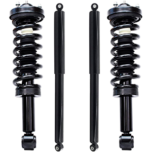 Detroit Axle - 4WD Front Struts Rear Shocks for 2004-2008 Ford F-150