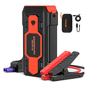 NEXPOW Battery Jump Starter 2500A 22000mAh Car Jump Starter (up to 8.0L Gas/8L Diesel Engines)