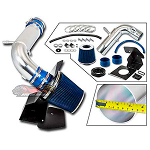 S & T Racing BLUE 2011-2018 For Explorer 3.5L V6 Non-Turbo COLD SHIELD AIR INTAKE KIT +FILTER