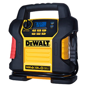 DEWALT DXAEJ14 Digital Portable Power Station Jump Starter: 1400 Peak/700 Instant Amps