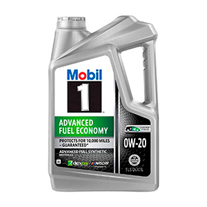 Mobil 1 120758 Synthetic Motor Oil 0W-20 Advanced Fuel Economy, 5 Quart