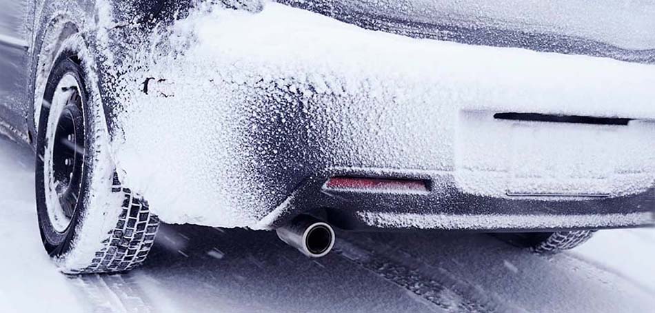 Removing Snow from Vehicle s Exhaust Pipe