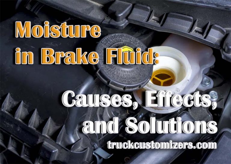 Moisture in Brake Fluid Causes, Effects, and Solutions