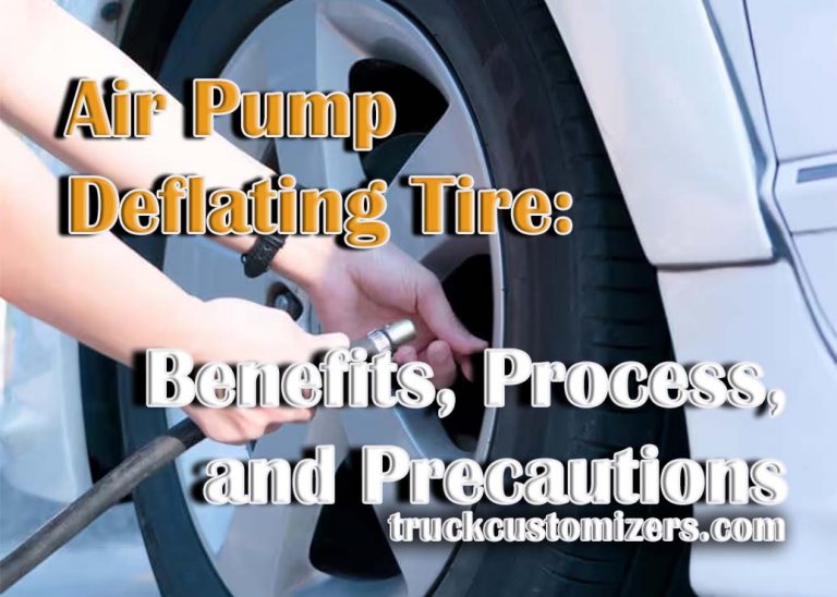Air Pump Deflating Tire Benefits, Process, and Precautions