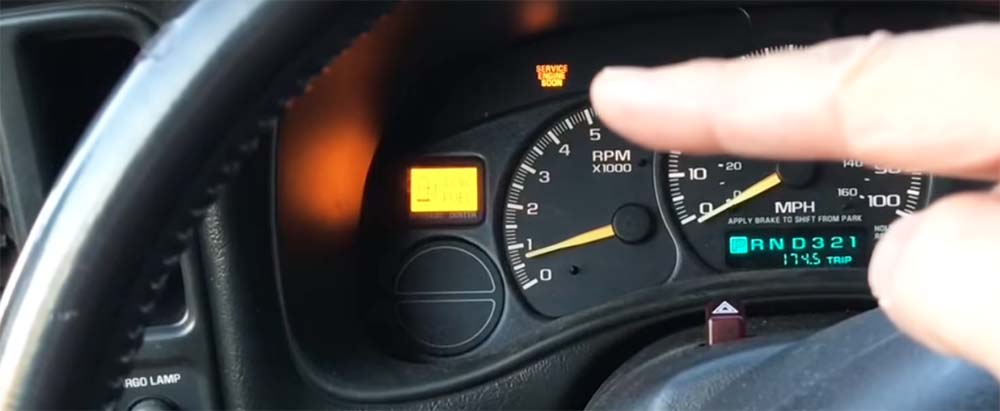 xterra service engine soon light reset