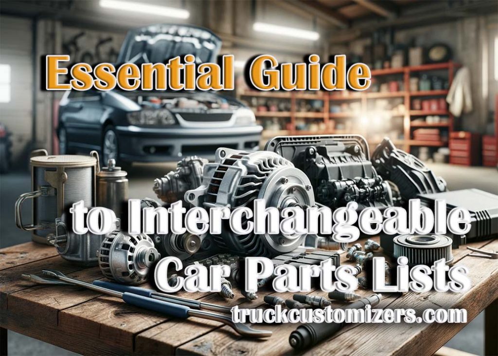 Essential Guide to Interchangeable Car Parts Lists
