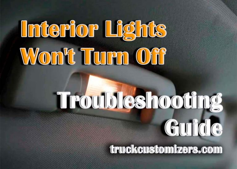 How to Fix Interior Lights That Won't Turn Off