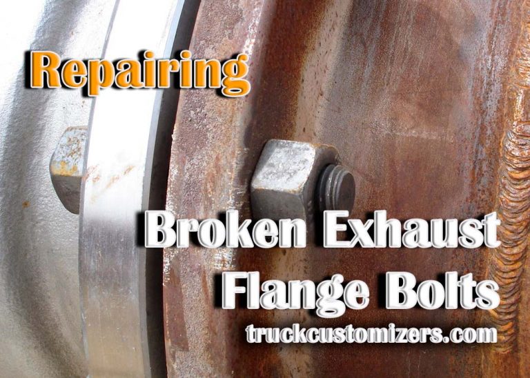 Broken Exhaust Flange Bolts How To Fix Them