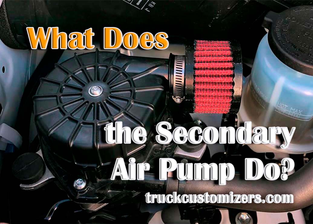 What Does the Secondary Air Pump Do?